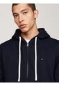 Buzo Azul De Felpa Con Capota Y Cremallera Tommy Hilfiger de Tommy Hilfiger