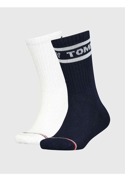 Pack De 2 Calcetines Deportivos Con Logo Para Niño Tommy Hilfiger