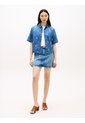 Camisa Azul Denim AOP De Corte Relaxed Tommy Hilfiger de Tommy Hilfiger
