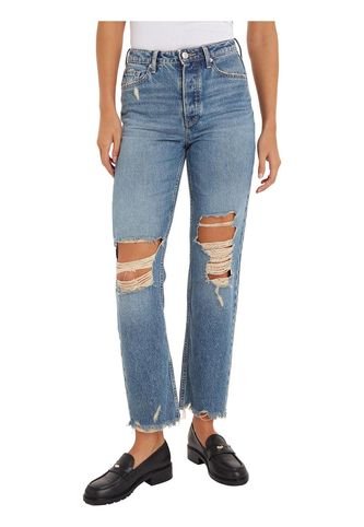 Jeans Rotos Para Mujer Tommy Hilfiger Tommy Hilfiger