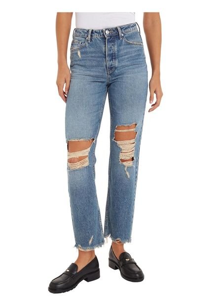 Jeans Rotos Para Mujer Tommy Hilfiger