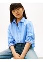 Camisa Azul Varisty De Rayas Tommy Hilfiger de Tommy Hilfiger