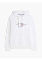 Buzo Blanco De Felpa Con Capota Con Cordón Y Logo Tommy Hilfiger de Tommy Hilfiger