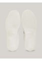 Tenis Blanco De Ante Con Textura Mixta Tommy Hilfiger de Tommy Hilfiger