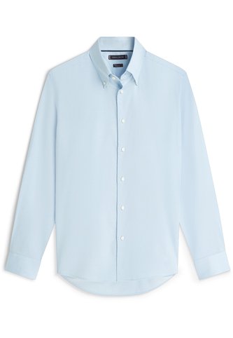 Camisa Celeste Twill De Corte Regular Con Cuello Flexible Tommy Hilfiger Tommy Hilfiger