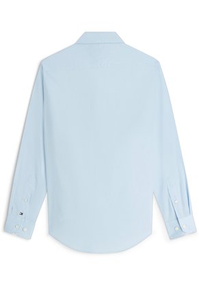 Camisa Celeste Twill De Corte Regular Con Cuello Flexible Tommy Hilfiger