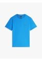 Camiseta Azul De Cuello Redondo Con Logo Bordado Tommy Hilfiger de Tommy Hilfiger