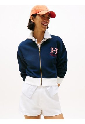 Chaqueta Azul Con Logo Americano Tommy Hilfiger Tommy Hilfiger