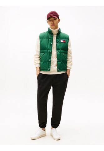 Joggers Negro De Felpa Con Bajos Elásticos Tommy Hilfiger Tommy Hilfiger