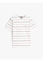 Camiseta Blanca Regular Fit A Rayas Tommy Hilfiger de Tommy Hilfiger