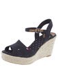 Sandalia Plataforma Tommy Hilfiger Azul Oscuro de Tommy Hilfiger