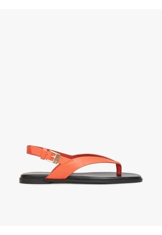 Sandalias Naranja Color Block De Punta Cuadrada Tommy Hilfiger Tommy Hilfiger
