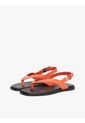 Sandalias Naranja Color Block De Punta Cuadrada Tommy Hilfiger de Tommy Hilfiger