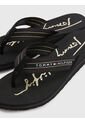 Sandalias Con Logo Mujer Negro Tommy Hilfiger de Tommy Hilfiger