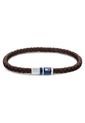 Pulsera Tommy Hilfiger De Cuero Marr\u00f3n de Tommy Hilfiger