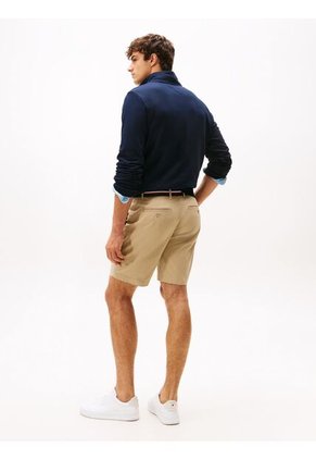 Bermudas Beige Brooklyn Con Cinturón Tommy Hilfiger