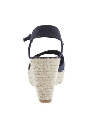 Sandalia Plataforma Tommy Hilfiger Azul Oscuro