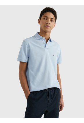Polo Para Hombre Celeste Tommy Hilfiger