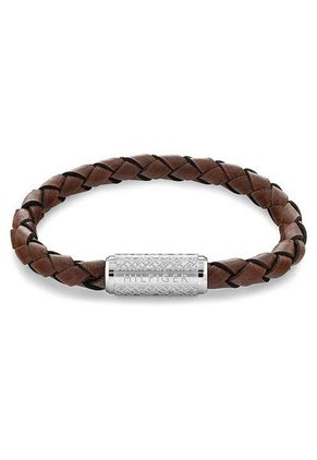 Pulsera Tommy Hilfiger De Cuero Marr\u00f3n