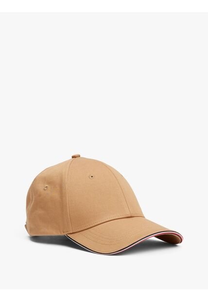 Gorra Beige De Béisbol Con Seis Paneles Y Logo Tommy Hilfiger