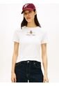 Camiseta Blanca Varsity De Corte Slim Tommy Hilfiger de Tommy Hilfiger