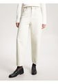 Jeans Blancos De Talle Alto Con Corte Globo Y Regular Tommy Hilfiger de Tommy Hilfiger