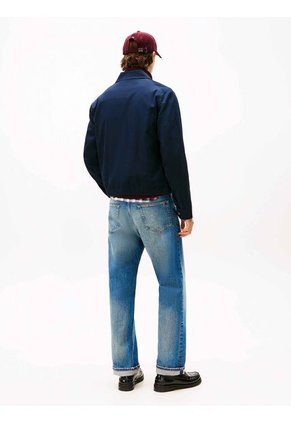 Rompe Azul Viento Clasica Ivy Con Logo Tommy Hilfiger