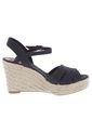 Sandalia Plataforma Tommy Hilfiger Azul Oscuro de Tommy Hilfiger