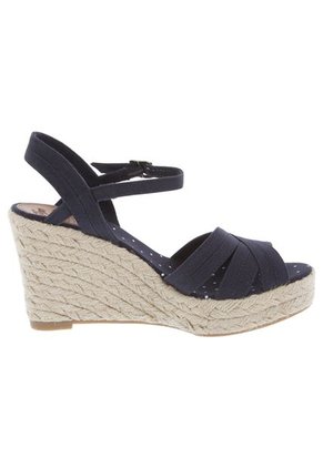 Sandalia Plataforma Tommy Hilfiger Azul Oscuro