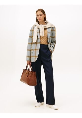 Pantalón Azul De Pierna Recta Con Corte Amplio Tommy Hilfiger Tommy Hilfiger