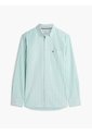 Camisa Verde Oxford De Rayas Y Corte Regular Tommy Hilfiger de Tommy Hilfiger
