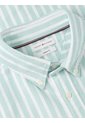 Camisa Verde Oxford De Rayas Y Corte Regular Tommy Hilfiger de Tommy Hilfiger