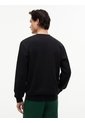 Saco Negro De Cuello Redondo Con Logo Script Tommy Hilfiger de Tommy Hilfiger