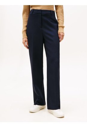 Pantalón Azul De Pierna Recta Con Corte Amplio Tommy Hilfiger