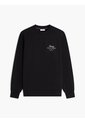 Saco Negro De Cuello Redondo Con Logo Script Tommy Hilfiger de Tommy Hilfiger