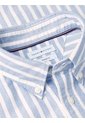 Camisa Azul Oxford De Rayas Y Corte Regular Tommy Hilfiger de Tommy Hilfiger