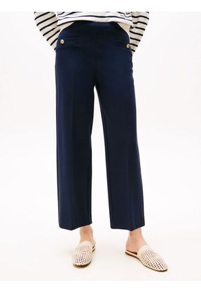 Pantalón Azul Capri De Tallealto Tommy Hilfiger