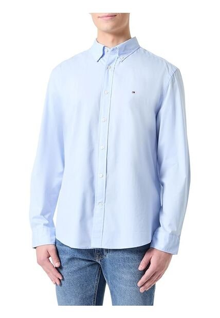Camisa Celeste Flex Poplin Tommy Hilfiger