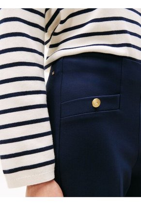 Pantalón Azul Capri De Tallealto Tommy Hilfiger