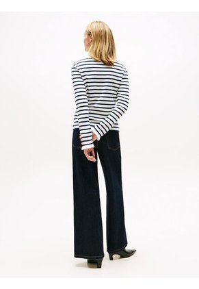 Saco Multicolor De Cuello Barco Con Diseño De Rayas Tommy Hilfiger