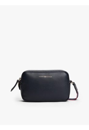 Bolso Azul Con Correa Cruzada Tejida Tommy Hilfiger