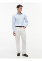 Camisa Azul Flex Poplin De Corte Slim Tommy Hilfiger de Tommy Hilfiger