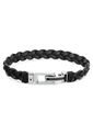 Pulsera Tommy Hilfiger De Piel Negro de Tommy Hilfiger
