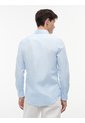 Camisa Azul Flex Poplin De Corte Slim Tommy Hilfiger de Tommy Hilfiger