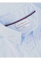 Camisa Azul Flex Poplin De Corte Slim Tommy Hilfiger de Tommy Hilfiger