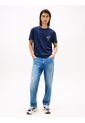 Camiseta Azul Signature De Punto Con Logo Trasero Tommy Jeans de Tommy Hilfiger