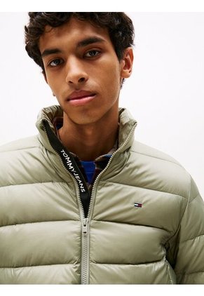 Chaqueta Verde Repelente Al Agua Tommy Jeans