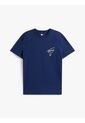 Camiseta Azul Signature De Punto Con Logo Trasero Tommy Jeans de Tommy Hilfiger