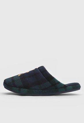 Pantufla Azul-Verde-Dorado Tommy Hilfiger HomeSliper