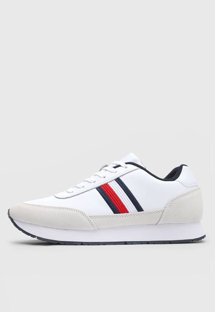 Tenis Lifestyle Blanco-Beige-Azul Tommy Hilfiger Core Runner